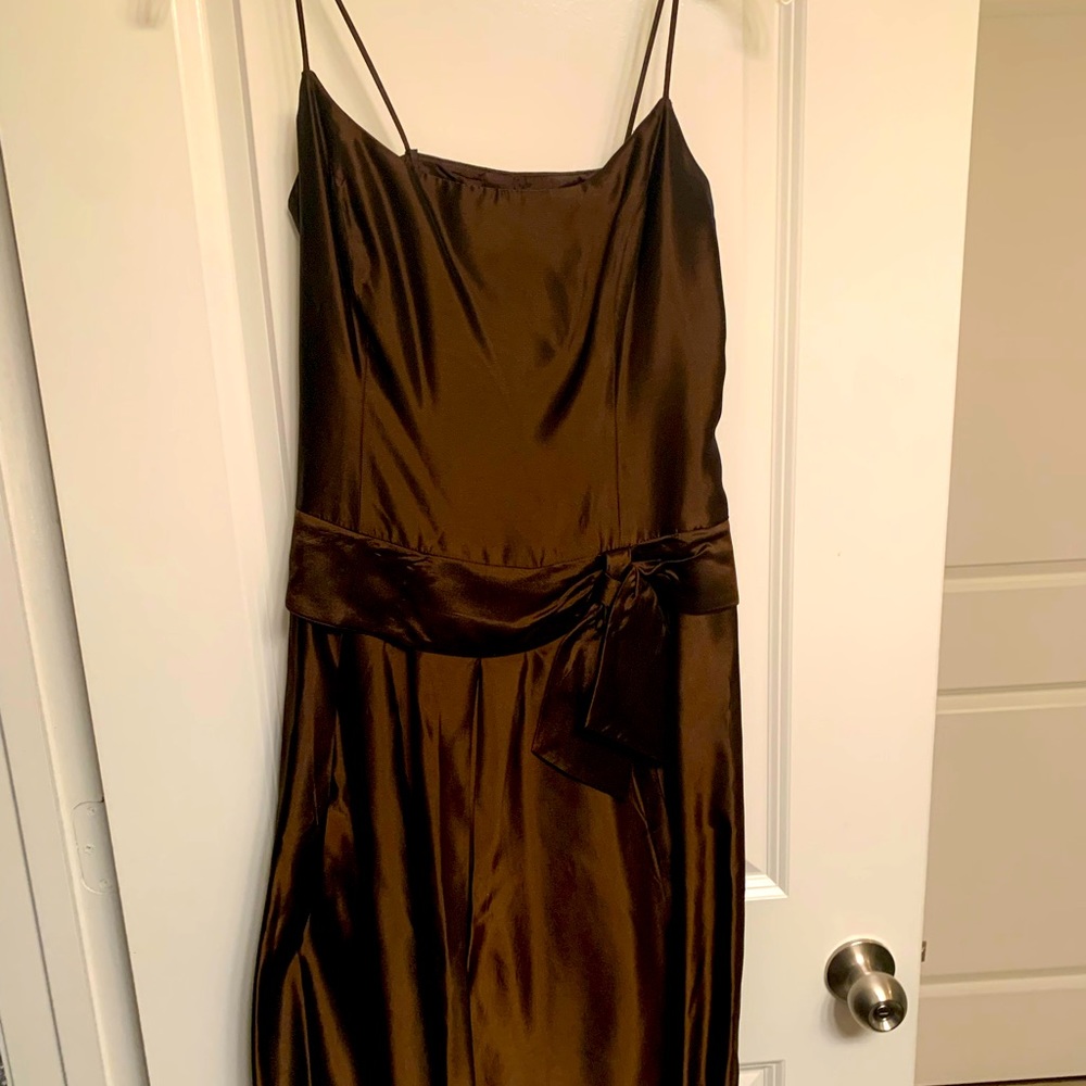 Size 2 Brown Nine West Knee Length Dress
